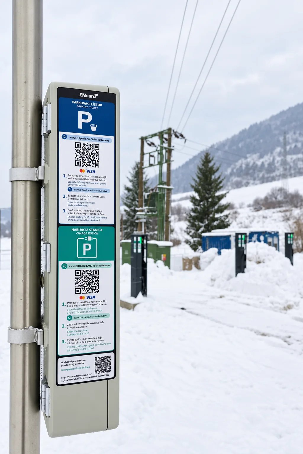 Vyhradené parkovacie miesto s nabíjacou stanicou