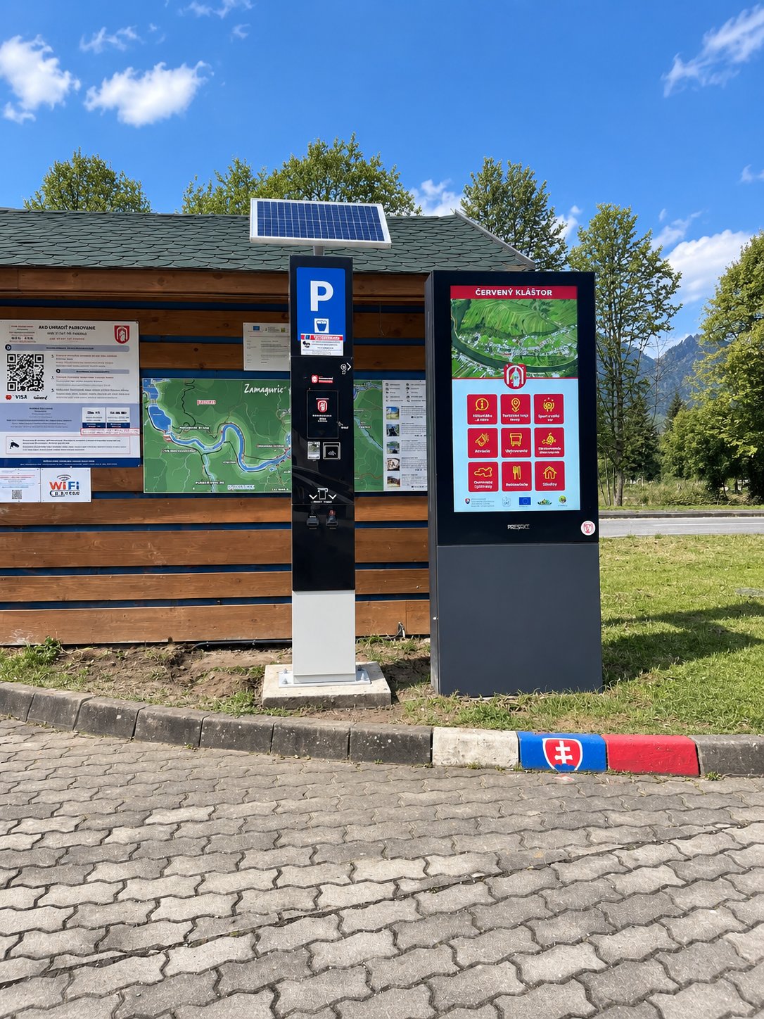 Parkovací automat pri Červenom Kláštore